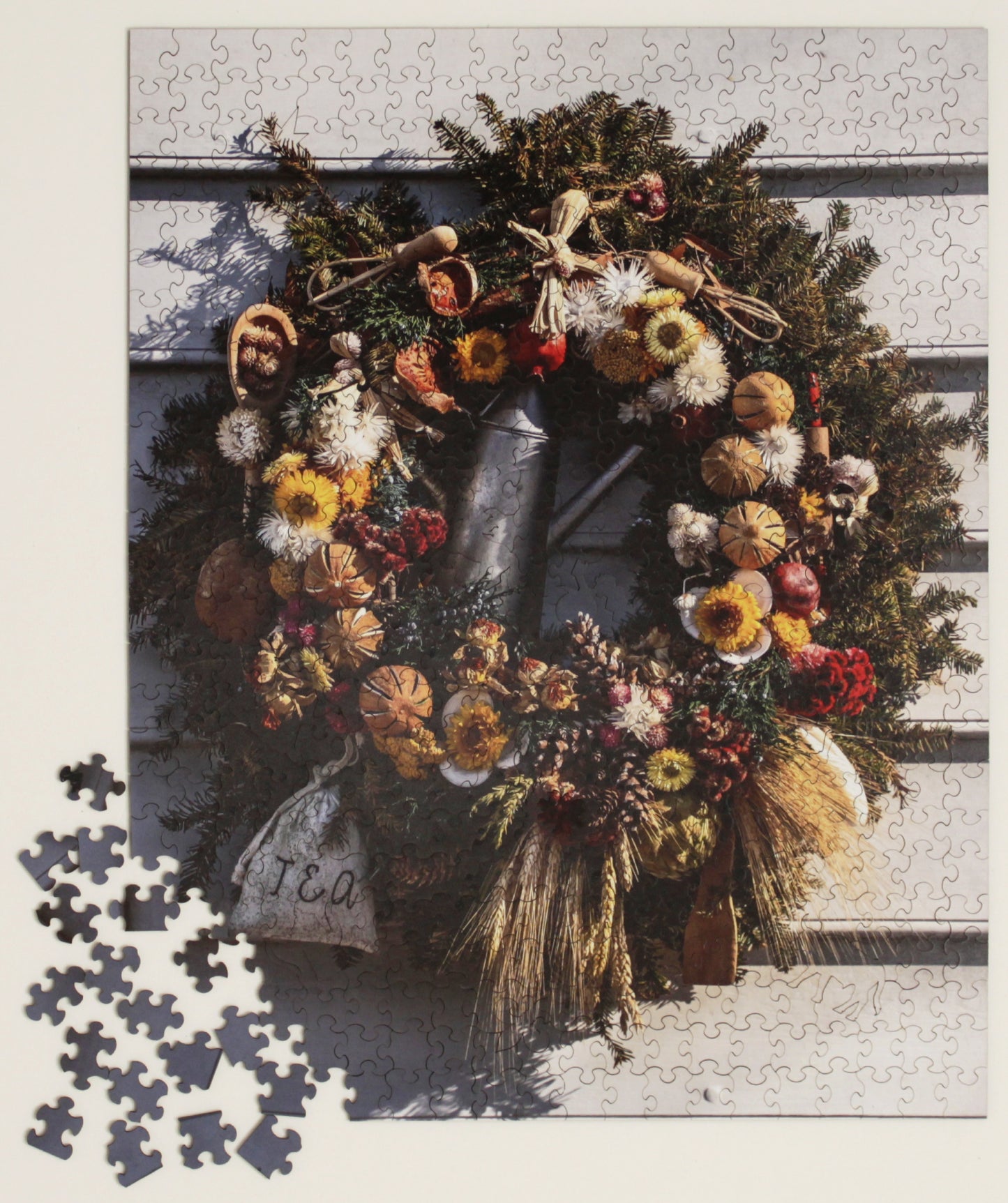 Christmas Wreath, wooden puzzle, 515 pcs