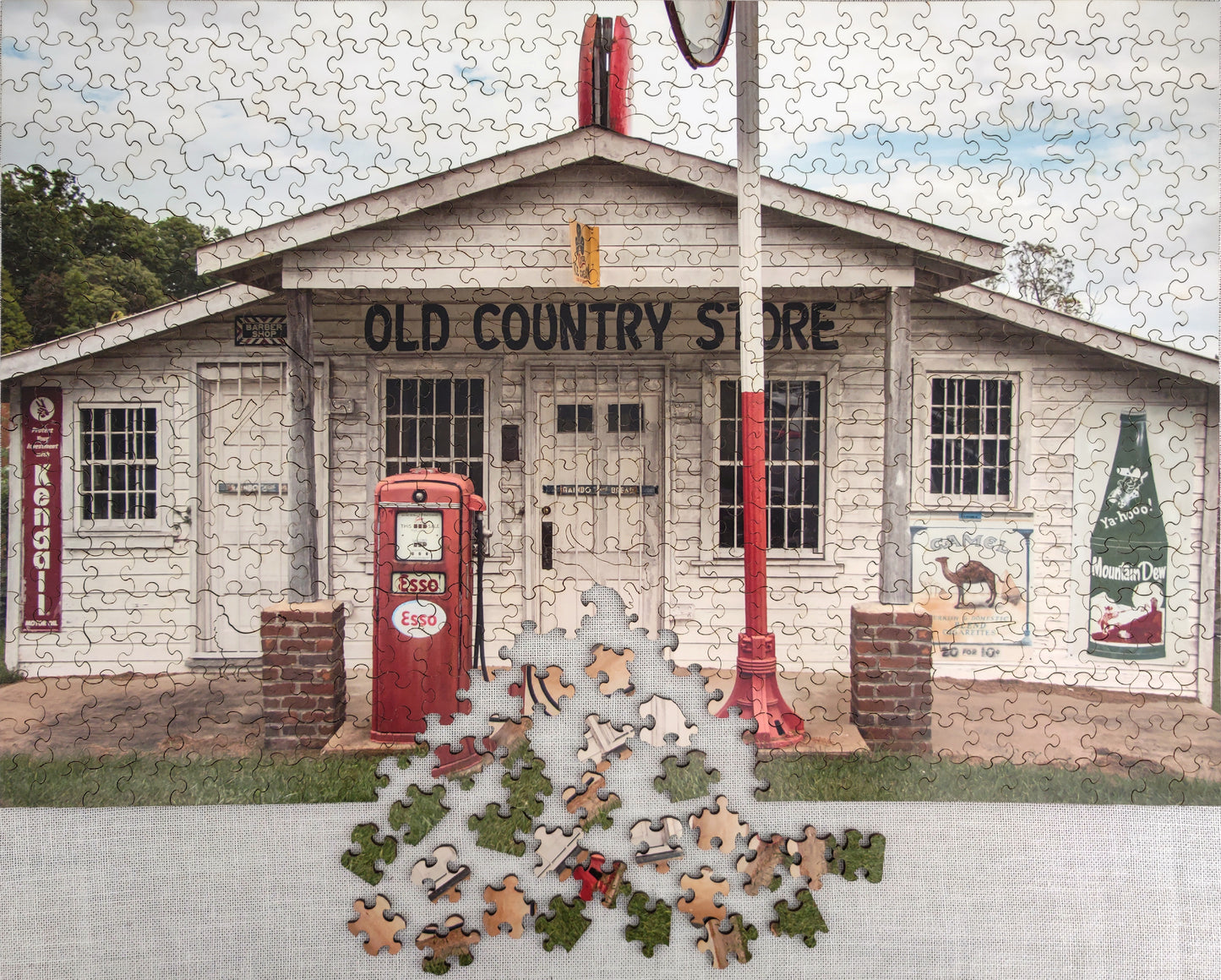 Country Store, wooden puzzle, 557 pcs